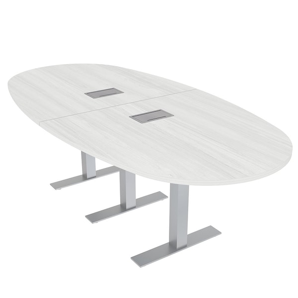 Skutchi Designs 45 in W, 96 in L, 29 in H, Engineered Wood Top, White HAR-BOVL-46X92-T-ELEC-WHCYPRESS - main